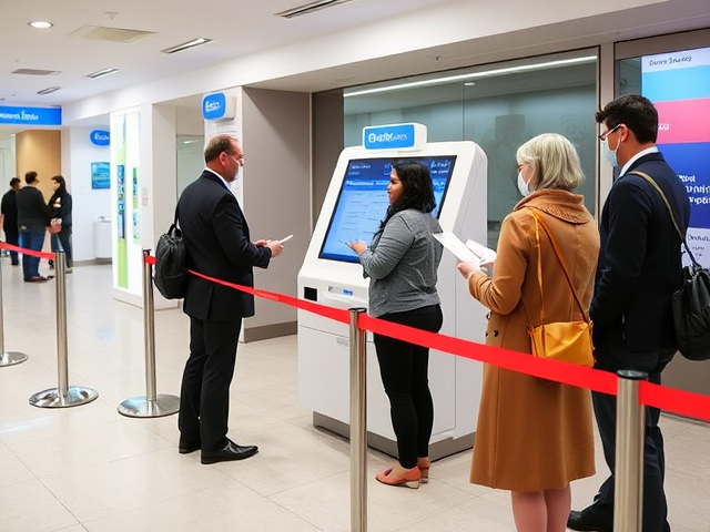Physical Queue System for Banks
