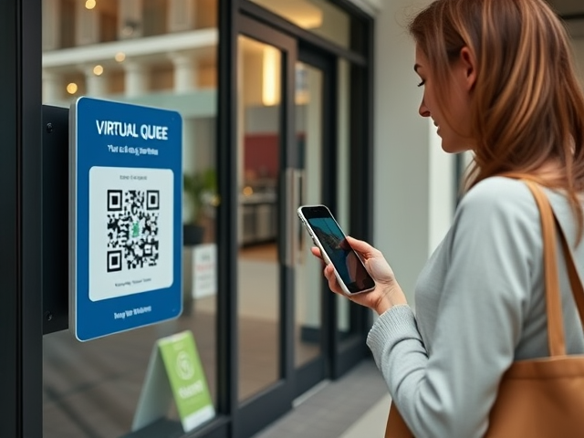Virtual Queue System for Retail Stores