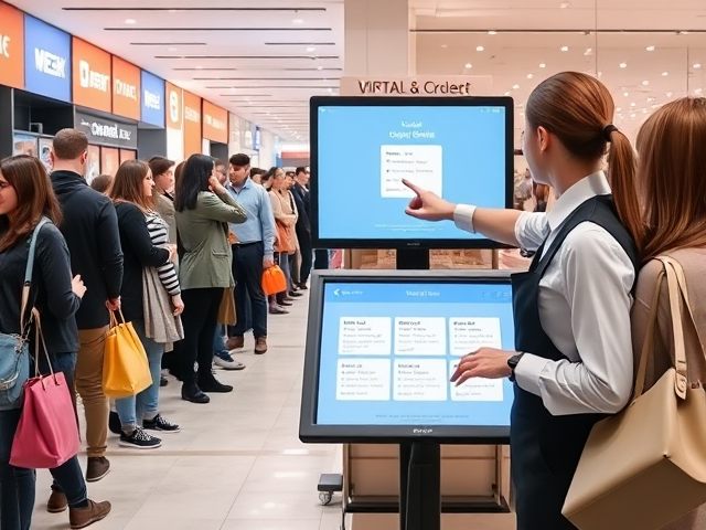 Hybrid Queue System for Retail