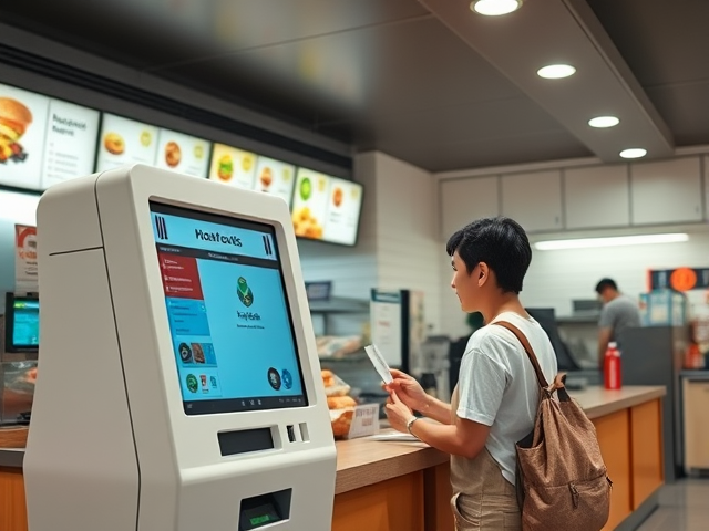 Physical queue management for fast food chains